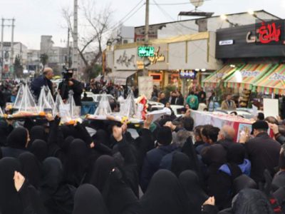 پیکر شهید «امید صدقی» در آمل تشییع شد