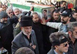 پیکر مطهر شهید «متین نجار» در لاریجان آمل تشییع شد