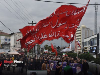 کوچه‌های علوی‌نشین آمل، سرخ‌پوش شهادت