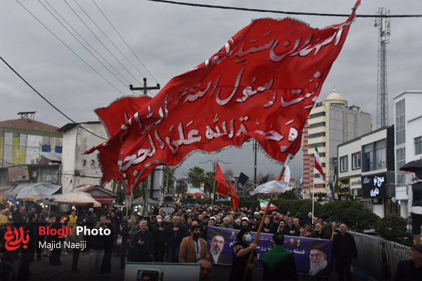 کوچه‌های علوی‌نشین آمل، سرخ‌پوش شهادت