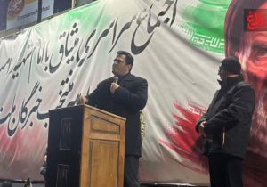 مشت گره‌کرده پیکر رهبر شهید، نوید پیروزی است