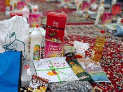 توزیع ۵۰ بسته معیشتی توسط خادمان آستان مقدس