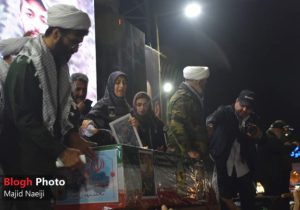 آئین وداع با پیکر مطهر شهید «محمدمهدی حداد» در آمل