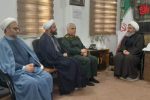 دیدار نوروزی فرمانده سپاه آمل با امام جمعه شهرستان