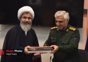 دیدار امام جمعه آمل با فرمانده سپاه به مناسبت روز تأسیس سپاه