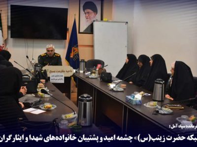 «شبکه حضرت زینب(س)» پشتیبان خانواده‌های شهدا است
