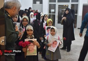 عهد دانش‌آموزان آملی با «رفیق شهید» مینابی