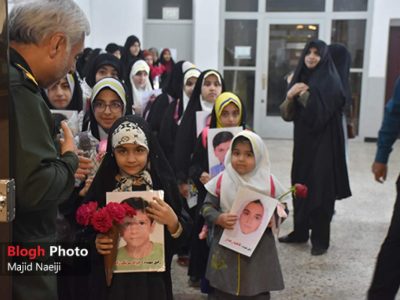 عهد دانش‌آموزان آملی با «رفیق شهید» مینابی