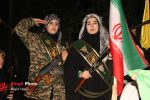 رژه مسلحانه بانوان بسیجی آمل