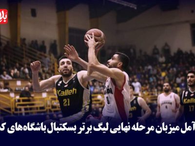 آمل میزبان لیگ برتر بسکتبال باشگاه‌ها